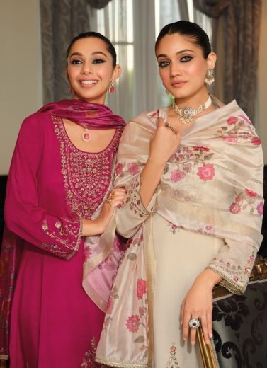HELINA - Catalog # 64062 (Set of 4 Readymade Salwar Suits) by Lily & Lali