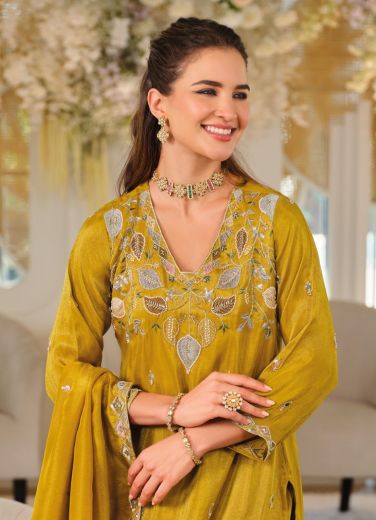 ZEENAT - Catalog # 64069 (Set of 3 Readymade Salwar Suits) by Eba Lifestyle