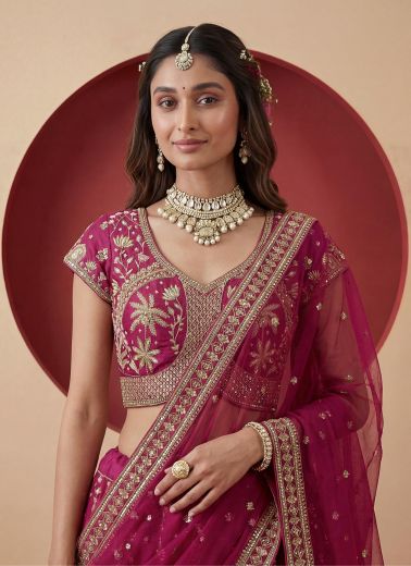 SERIES 2974 - Catalog # 64084 (Set of 4 Semi-Stitched Lehengas)