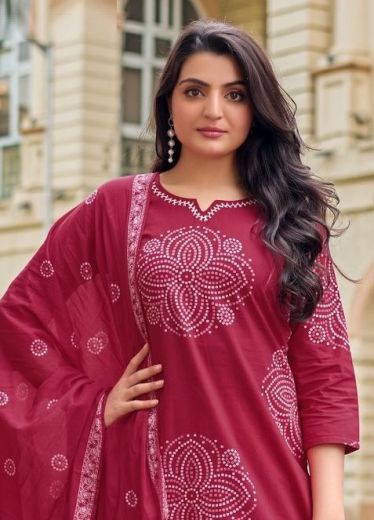 NIVAASA - Catalog # 64092 (Set of 4 Readymade Salwar Suits) by KADLEE FASHION