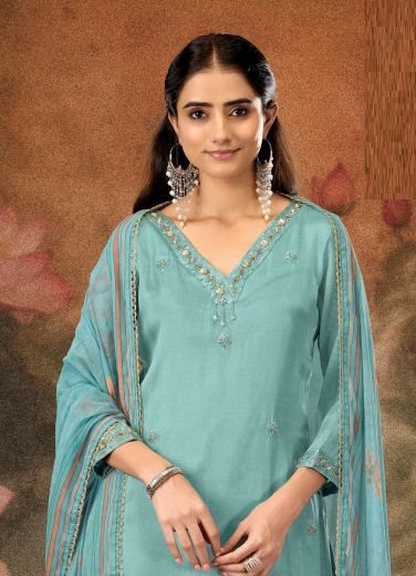 KAJAL - Catalog # 64116 (Set of 4 Readymade Salwar Suits)