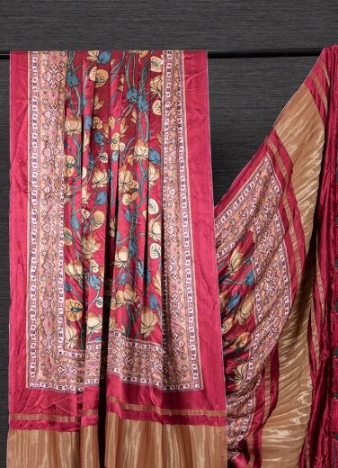 PURE GAJJI SILK BANDHANI PRINTS - Catalog # 64119 (Set of 7 Only Dupattas)