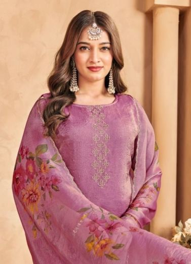 MAHROOF - Catalog # 64135 (Set of 10 Readymade Salwar Suits)