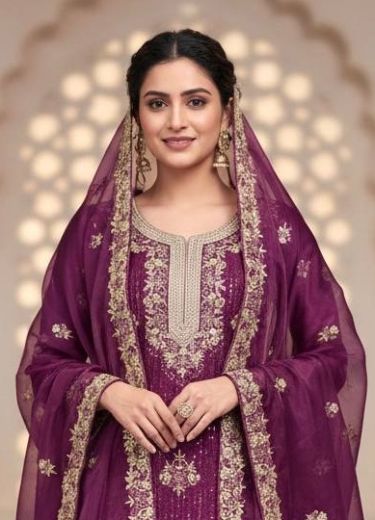SERIES 221 - Catalog # 64167 (Set of 4 Readymade Salwar Suits)