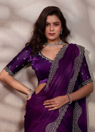LUMINAH - Catalog # 64190 (Set of 4 Sarees)