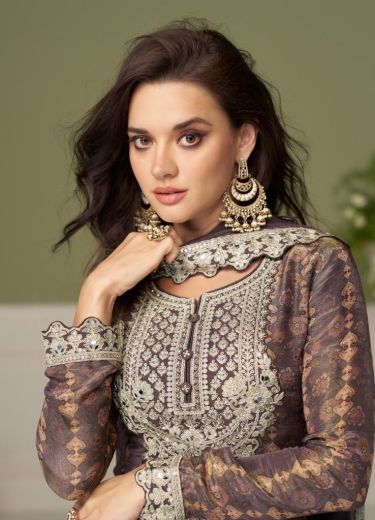 BUSHRA - Catalog # 64212 (Set of 2 Readymade Salwar Suits)