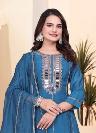 SERIES 3551-3552 - Catalog # 64281 (Set of 2 Readymade Salwar Suits)