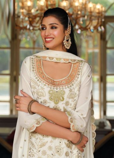 ANOKHI - BLACK & WHITE - Catalog # 64310 (Set of 2 Readymade Salwar Suits)
