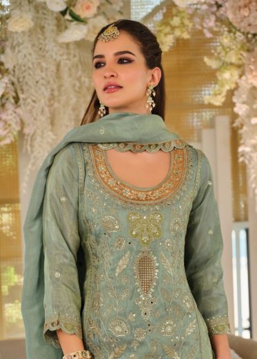 ANOKHI COLORS - Catalog # 64327 (Set of 3 Readymade Salwar Suits)
