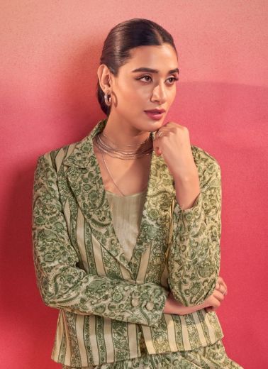 BOHO SANSKRITI - Catalog # 64333 (Set of 4 Indo-Western Outfits)