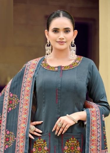 PARI - Catalog # 64347 (Set of 6 Readymade Salwar Suits)