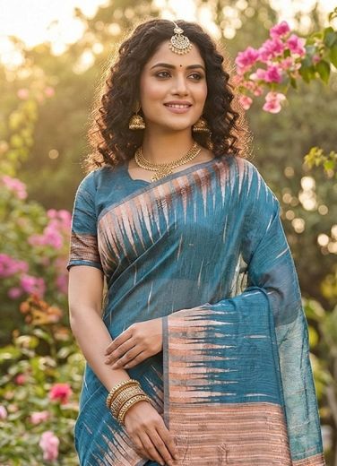 MADHUBAN - Catalog # 64366 (Set of 6 Sarees)