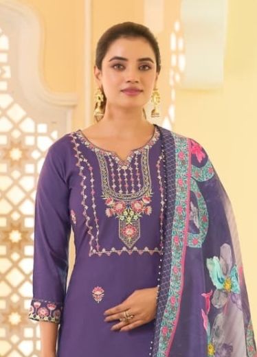 SHANAYA 3 - Catalog # 64368 (Set of 6 Readymade Salwar Suits)