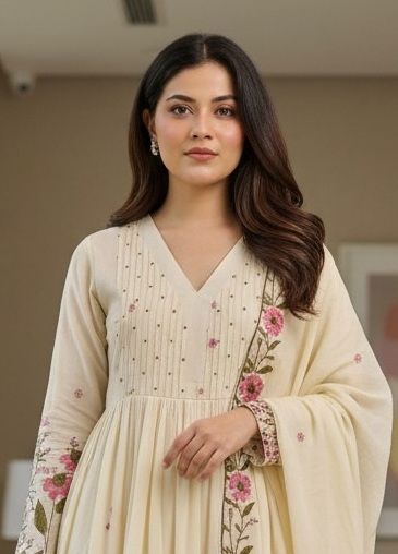 HOF 124 - Catalog # 64394 (Set of 2 Readymade Salwar Suits)