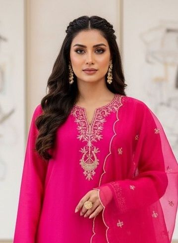 HOF 134 - Catalog # 64402 (Set of 2 Readymade Salwar Suits)