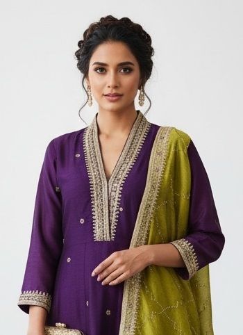 HOF 138 - Catalog # 64407 (Set of 2 Readymade Salwar Suits)
