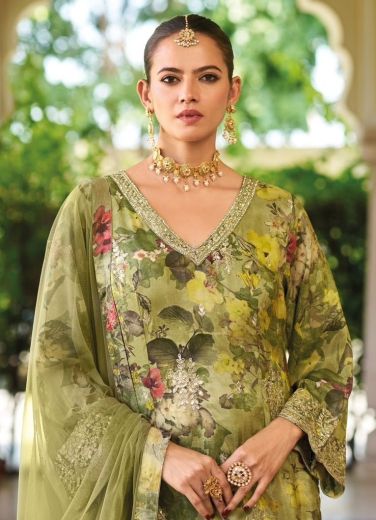 GINNI 3 - Catalog # 64428 (Set of 4 Readymade Salwar Suits)