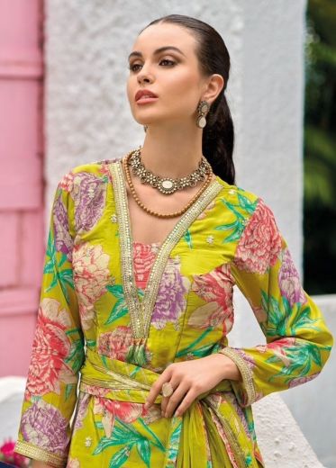GINNI 5 - Catalog # 64430 (Set of 4 Readymade Salwar Suits)