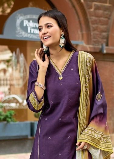 CHITRANGNA - Catalog # 64434 (Set of 6 Readymade Salwar Suits)