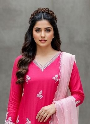 HOF 136 - Catalog # 64447 (Set of 2 Readymade Salwar Suits)