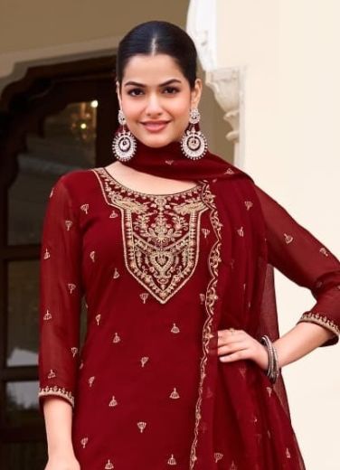 MANJARI 2 - Catalog # 64467 (Set of 4 Readymade Salwar Suits)