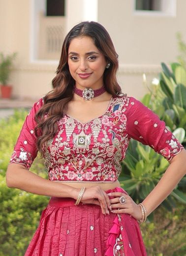 SERIES 7151 - Catalog # 64479 (Set of 2 Semi-Stitched Lehengas)