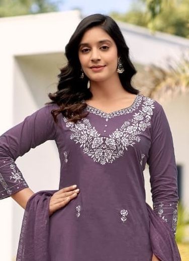 TRISHA - Catalog # 64481 (Set of 4 Readymade Salwar Suits)