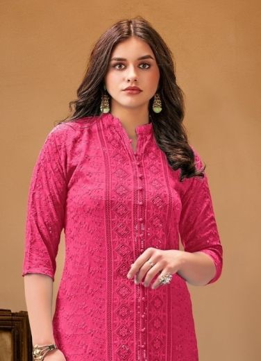 7-STAR - Catalog # 64495 (Set of 7 SIZE-SETS [Readymade Women's Kurtis / Tops])