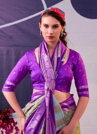 TRISHA 7302 - Catalog # 64505 (Set of 4 Sarees)