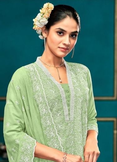 MULBERRY - Catalog # 64527 (Set of 7 SIZE-SETS [Readymade Salwar Suits])