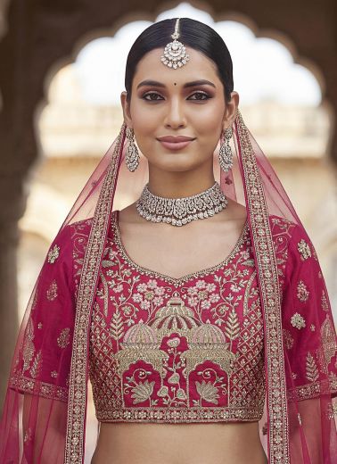 SERIES 2984 - Catalog # 64541 (Set of 3 Semi-Stitched Lehengas)