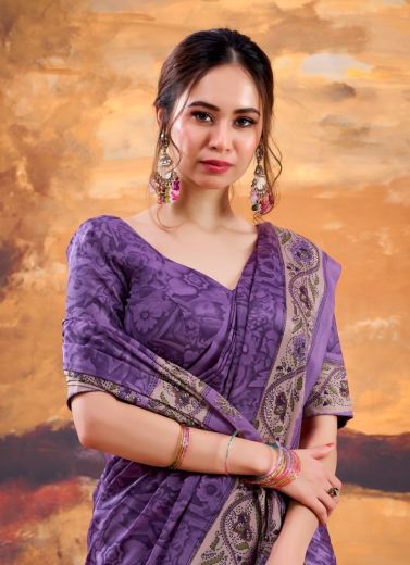 TRISYAA 7056 - Catalog # 64562 (Set of 4 Sarees)