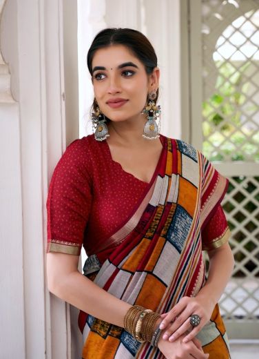 SERIES 7045 - Catalog # 64570 (Set of 4 Sarees)