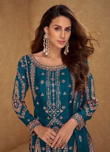 HIRNI - Catalog # 64584 (Set of 3 Readymade Salwar Suits)