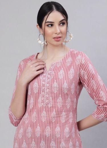 BLUSH 2 - Catalog # 64585 (Set of 9 Readymade Women's Kurtis / Tops)