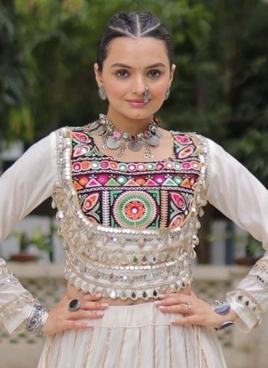 SERIES 7145 - Catalog # 64593 (Set of 5 Readymade Lehengas)