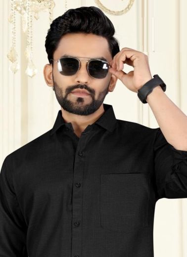 BOMBAY SLUB COTTON - Catalog # 64605 (Set of 8 Men's Ethnic Wear)