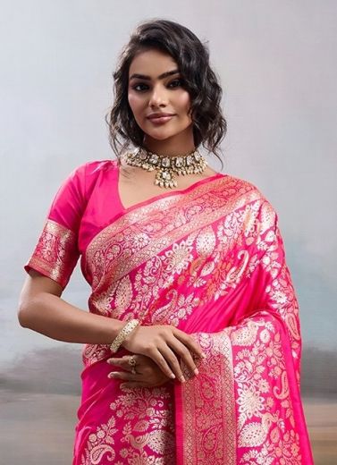 RAJWADA SILK - Catalog # 64611 (Set of 6 Sarees)