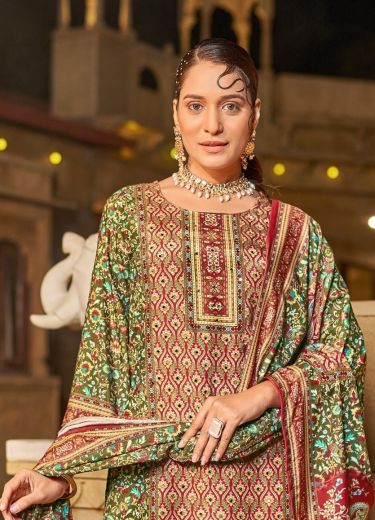 ZOHRA - Catalog # 64627 (Set of 4 Readymade Salwar Suits)