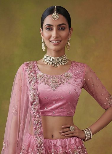 SERIES 3012 - Catalog # 64641 (Set of 2 Semi-Stitched Lehengas)
