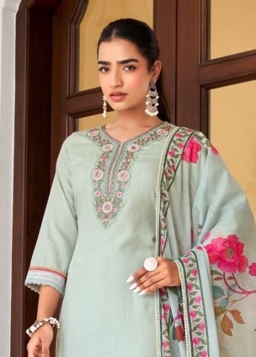 SUMAN - Catalog # 64647 (Set of 4 Readymade Salwar Suits)