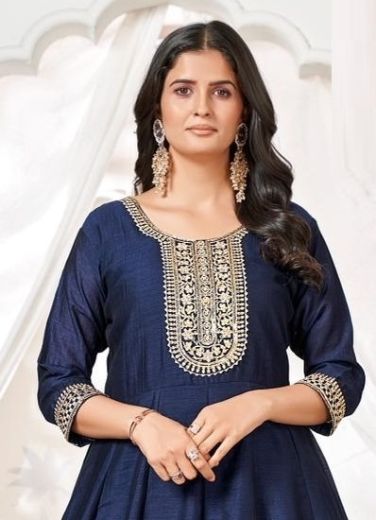 SOFIA - Catalog # 64667 (Set of 5 Readymade Women's Kurtis / Tops)