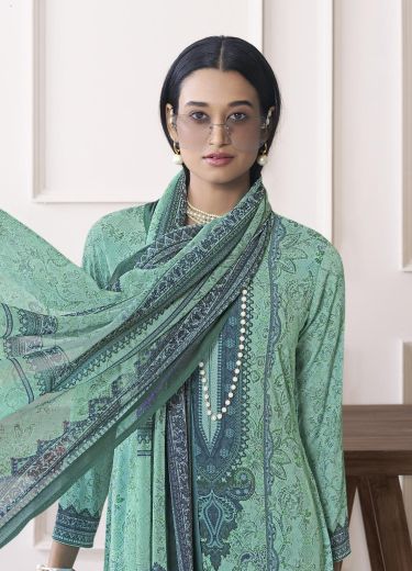 CAFÉ LATTE 23 - Catalog # 64682 (Set of 5 Readymade Salwar Suits)