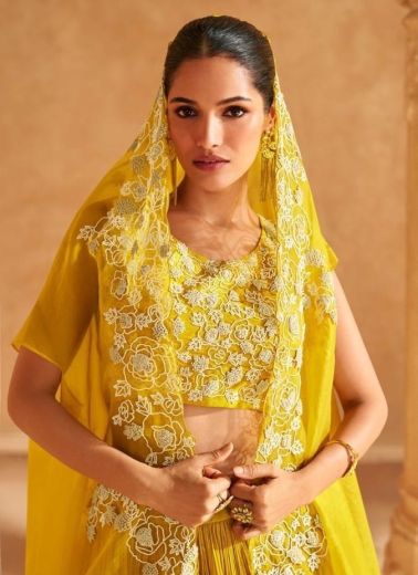 KALKI - Catalog # 64685 (Set of 3 Readymade Lehengas)