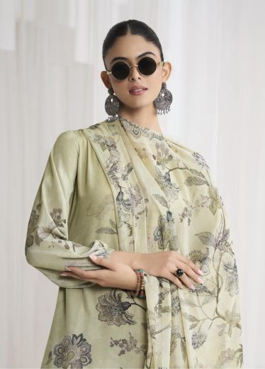 CAFÉ LATTE 22 - Catalog # 64686 (Set of 9 Readymade Salwar Suits)