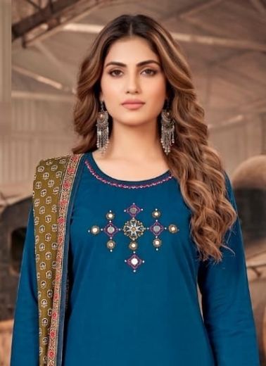 MALHAR 5 - Catalog # 64719 (Set of 4 Readymade Salwar Suits)