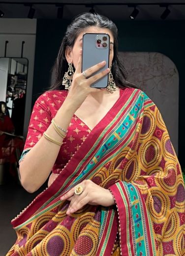 SERIES 1255 - Catalog # 64726 (Set of 4 Semi-Stitched Lehengas)