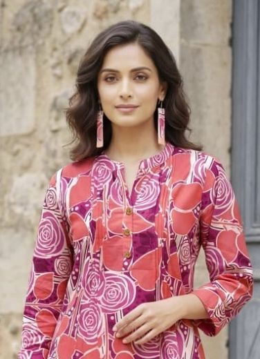 VICTORIA 5 - Catalog # 65029 (Set of 6 Readymade Women's Kurtis / Tops)