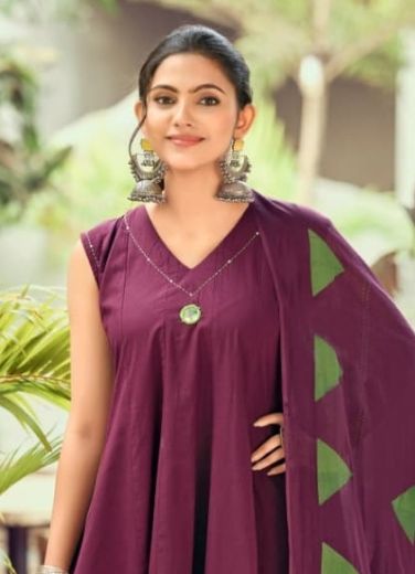 MAHIYA 2 - Catalog # 65035 (Set of 6 Readymade Salwar Suits)