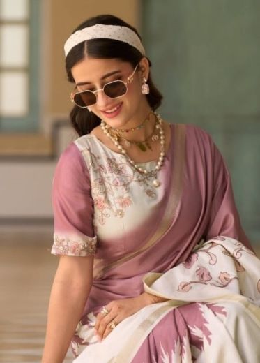 KALAM TEMPLE - Catalog # 65040 (Set of 4 Sarees)